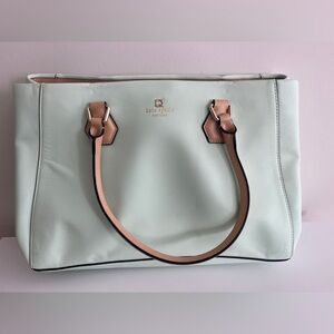 Kate Spade Cream Tote with Tan Accents